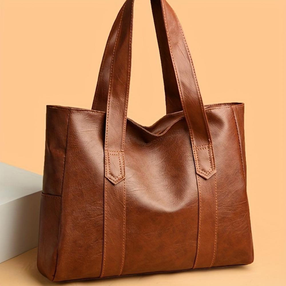 Fashionable Women s Handbag - Spacious and Multifunctional Shoulder Bag with Safety Zipper and Durable Synthetic Leather