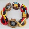 Cute Basket Cat Ornament Miniature Kitten Figurines Statue for Kids Children Baby Birthday Gift Room Garden Car Home Decoration