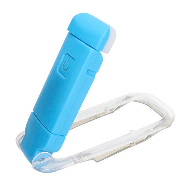USB Rechargeable Adjustable Clip-On Reading Light Bookmark