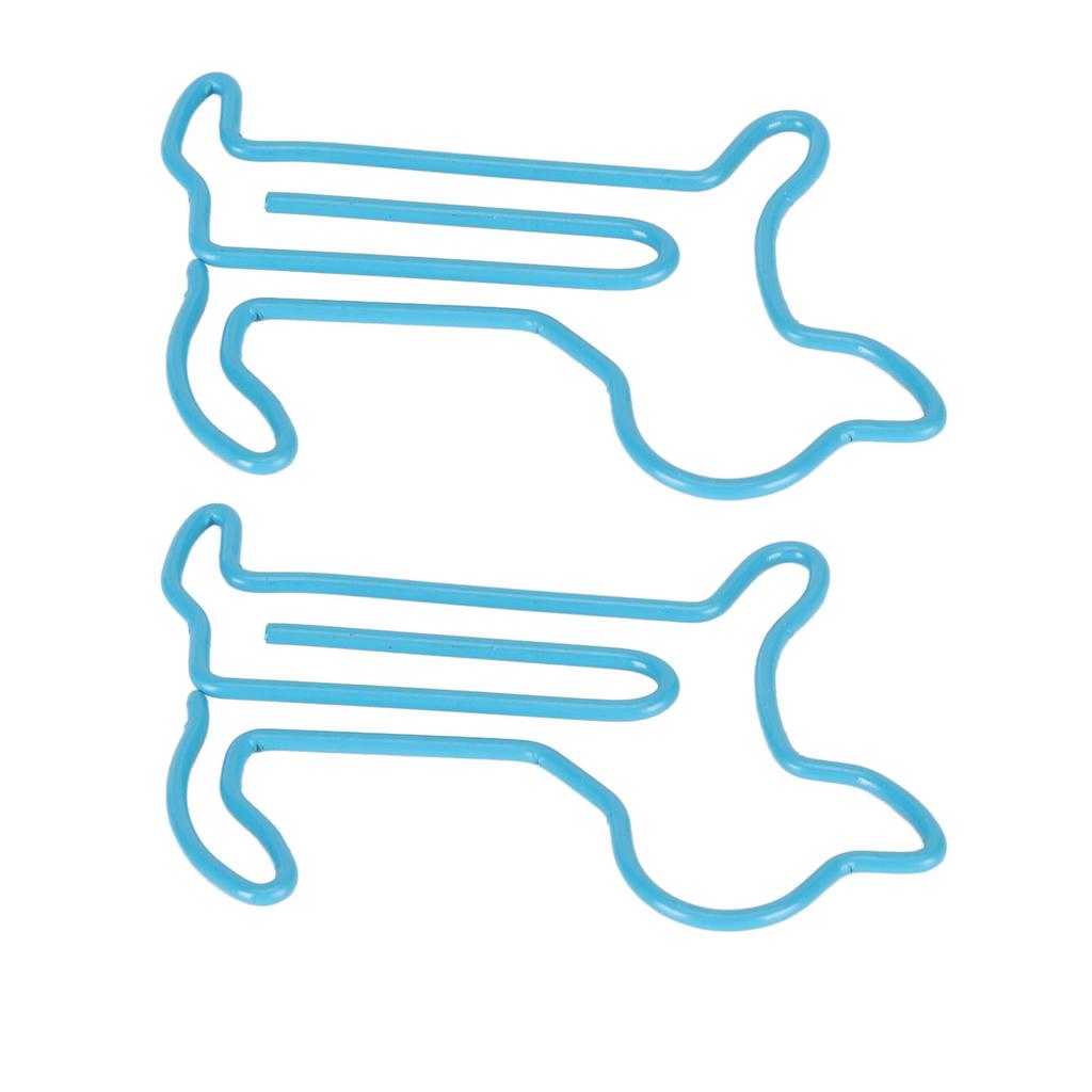 100pcs Dog Shaped Paper Clips Slip Resistance Exquisite Cute Paper Clips for School