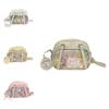 Pu Chiikawa Cartoon Doubles Shoulder Bags Girls Clear Backpack Colors Multi