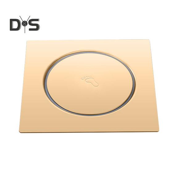 Bodenablaufabdeckung aus Edelstahl, präzise Dichtungsstruktur blockiert Gerüche und Insekten, Fußpedalschalter, Abflussabdeckung