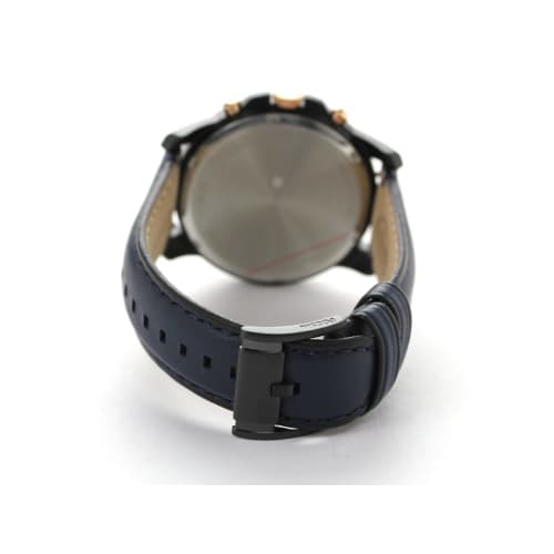 Fossil Grant Chronograph Quartz Watch, Black and Navy, FS5061, Men's