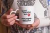 Norwegian Elkhound - Cup with a Dog, Adorable Cup with a Heart-shaped Handle, Universal Gift from the Art-Dog Brand