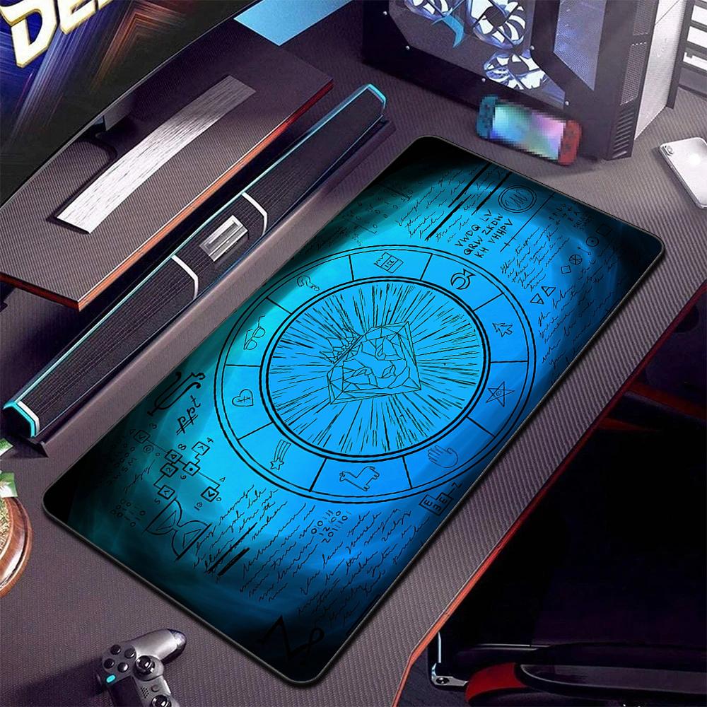 XXL Padding Desk Protector Long Mousepad Bill Cipher Anime Mouse Pad Gravity Fall Mouse Pads Company Table Pads Carpet Desk Mat