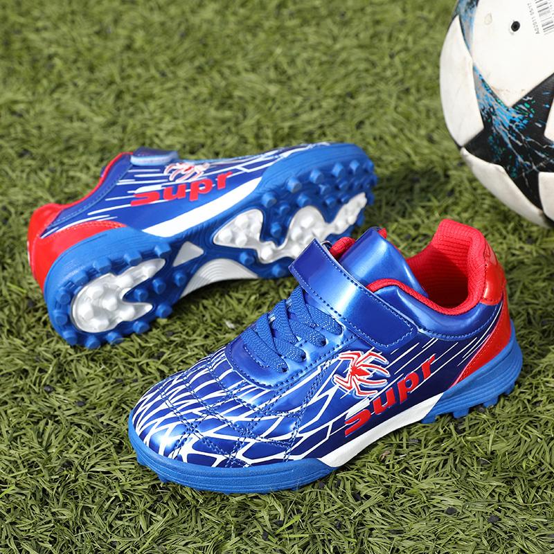Fashion TF  Children Soccer Shoes Breathable Anti-slip Boy Football Sneaker High-quality Comfortable Kids Sports Shoes