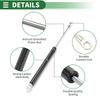 Motoforti Universal Lift Support Strut Gas Springs 12"/305mm 55Ib/245N/25kg Metal Black, 2 Pieces