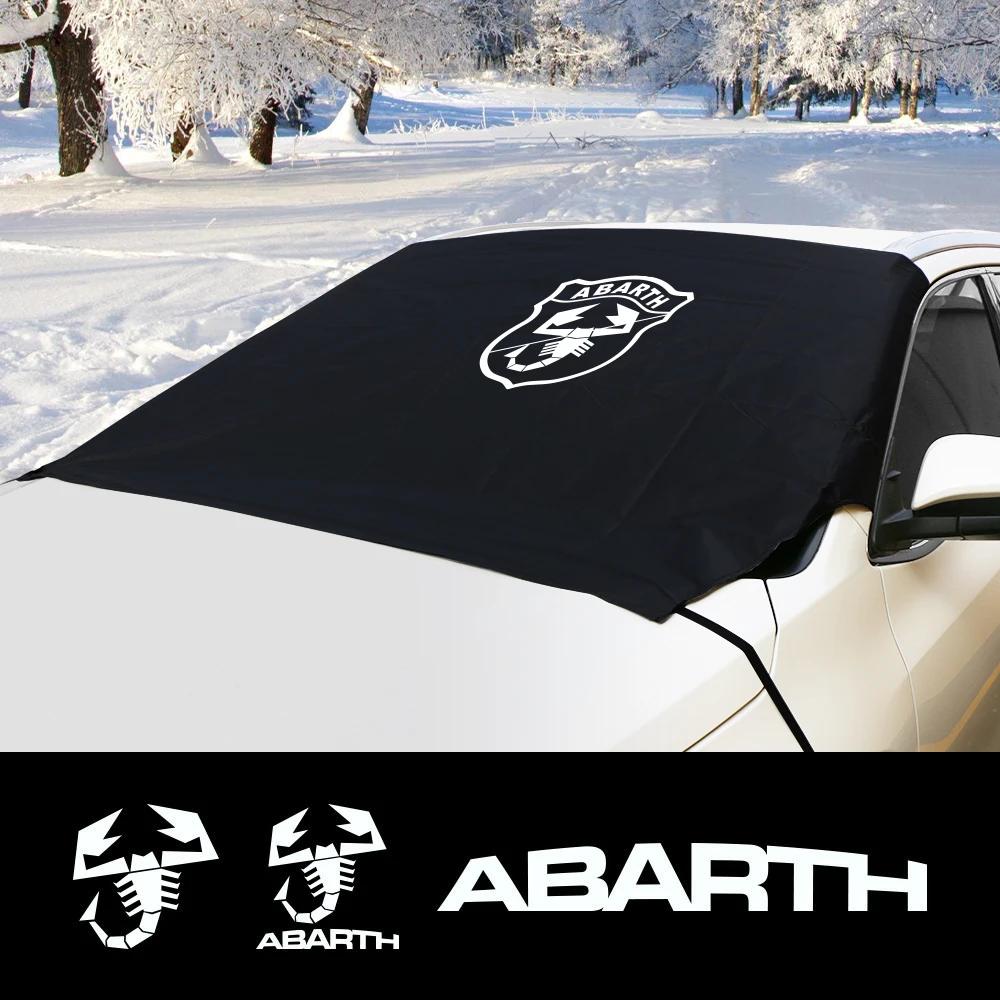 EHO4 Car Windshield Snow Block Sunshade Cover Parasol Car Accessories For Fiat 500 Abarth Panda Tipo Egea Doblo 124 Spider Stilo
