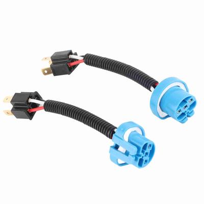 2Pcs Easy Install Headlight Conversion Adapter Plug and Play Auto Headlamp Harness  Auto Headlight