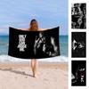 2PAC hip -hop singer Microfiber Beach Towel Absorbent Quick dry Soft Yoga Swimming Resort Mountain Climbing Towel