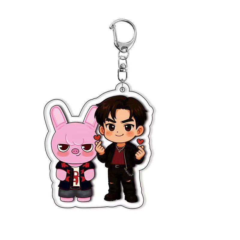 Stray Kids Acrylic Keychain Anime Merchandise Exquisite Pendant