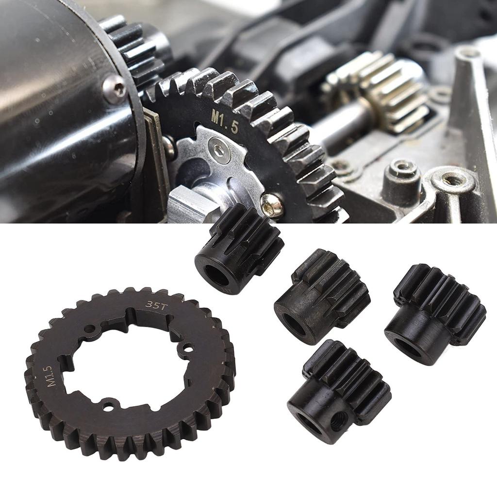RC Car Gear Set Steel 35T Spur Gear 11T?14T Motor Pinion Gear Replacement for TRAXXAS 1/5 X?Maxx 6S 8S RC Car