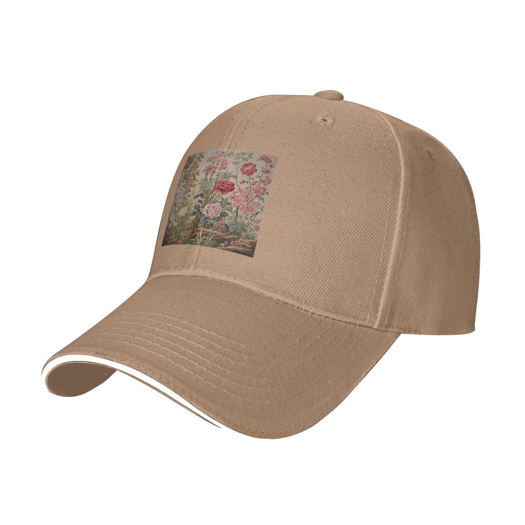 Rococo Style Luxury Floral Cap Casual Baseball Caps Adjustable Hat Hip Hop Summer Unisex Baseball Hats Customizable
