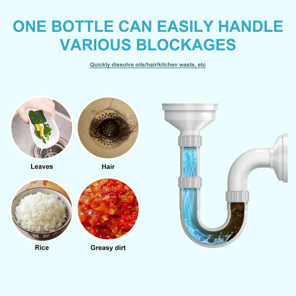 Jakehoe Powerful Kitchen Pipe Dredging Agent 100g Dredge Deodorant Toilet Sink Drain Cleaner Sewer Fast Cleaning Tools