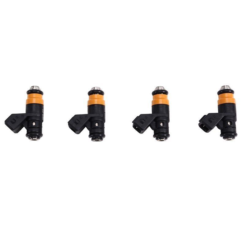 4PCS H029611 Fuel Injector For Renault MEGANE CLIO SCEINIC KANGOO 1.4 16V K4J 1999-2007