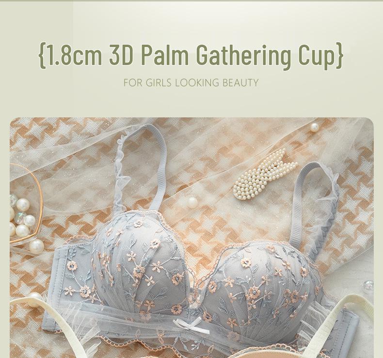 Ensemble Soutien-gorge Push-Up en Dentelle pour Petite Poitrine - Sans Armatures, Réglable, Sans Coutures