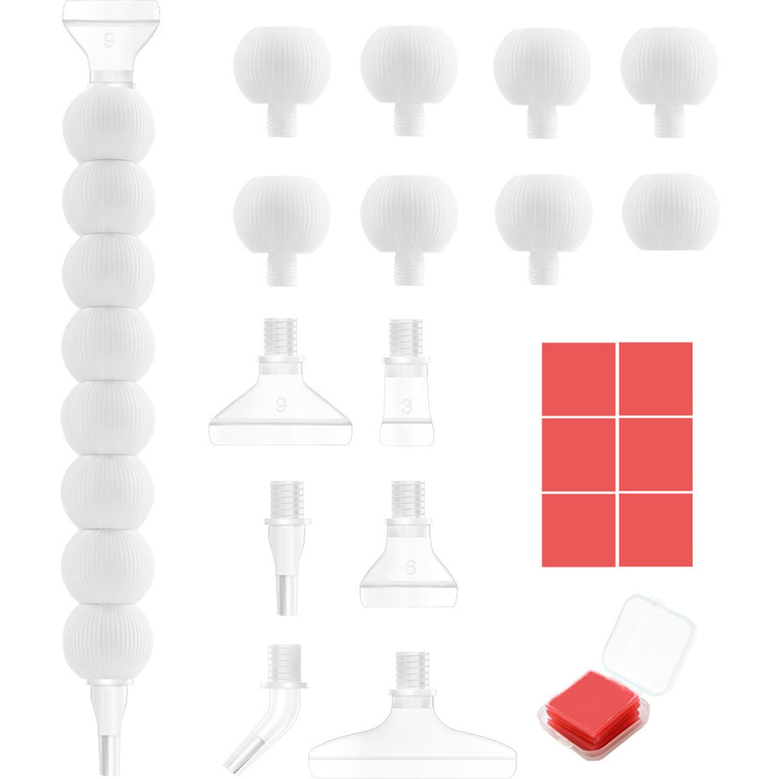 

Diamond Painting Pen with Clay and Various Tips Diamond Painting Art Drill Bead Dot Pen Kit Diamond Painting Accessories белый