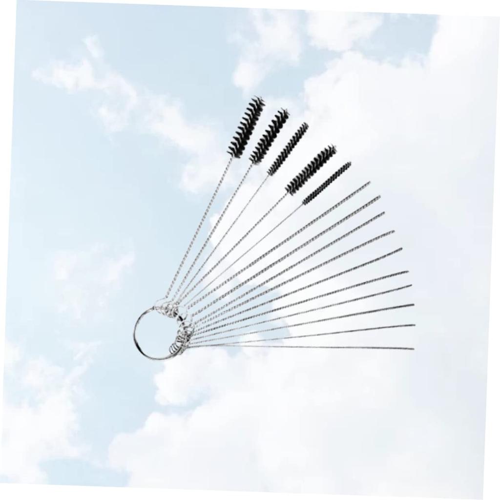 WOFASHPURET Motorcycle Carburetor Cleaning Tool Motorcycle Carburetor Cleaning Brush Carburetor Carbon Dirt Jet Remover Piercing Stainless Steel