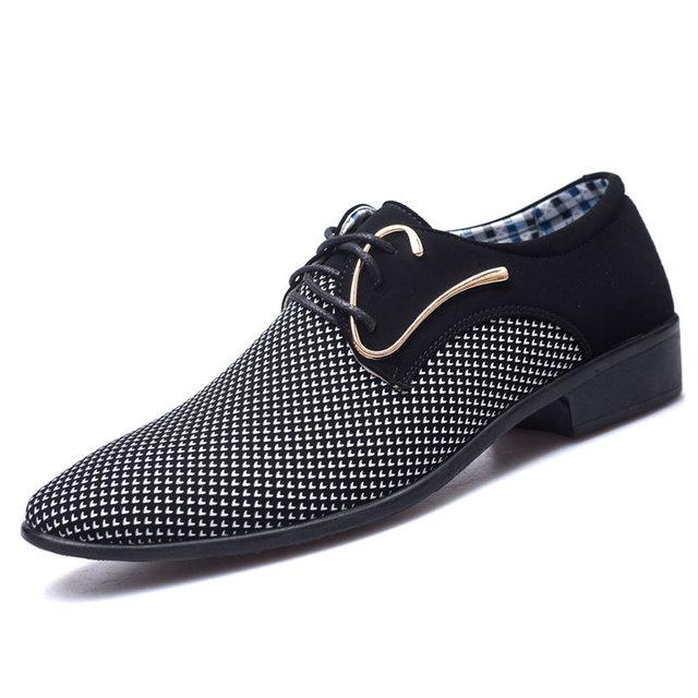

Man Dress Shoes Pointed Toe Designer Leather Shoes For Men High Quality Oxford Business Casual Shoes Big Size 38 -48 47