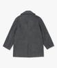 Plac Minimal Pea Coat Charcoal