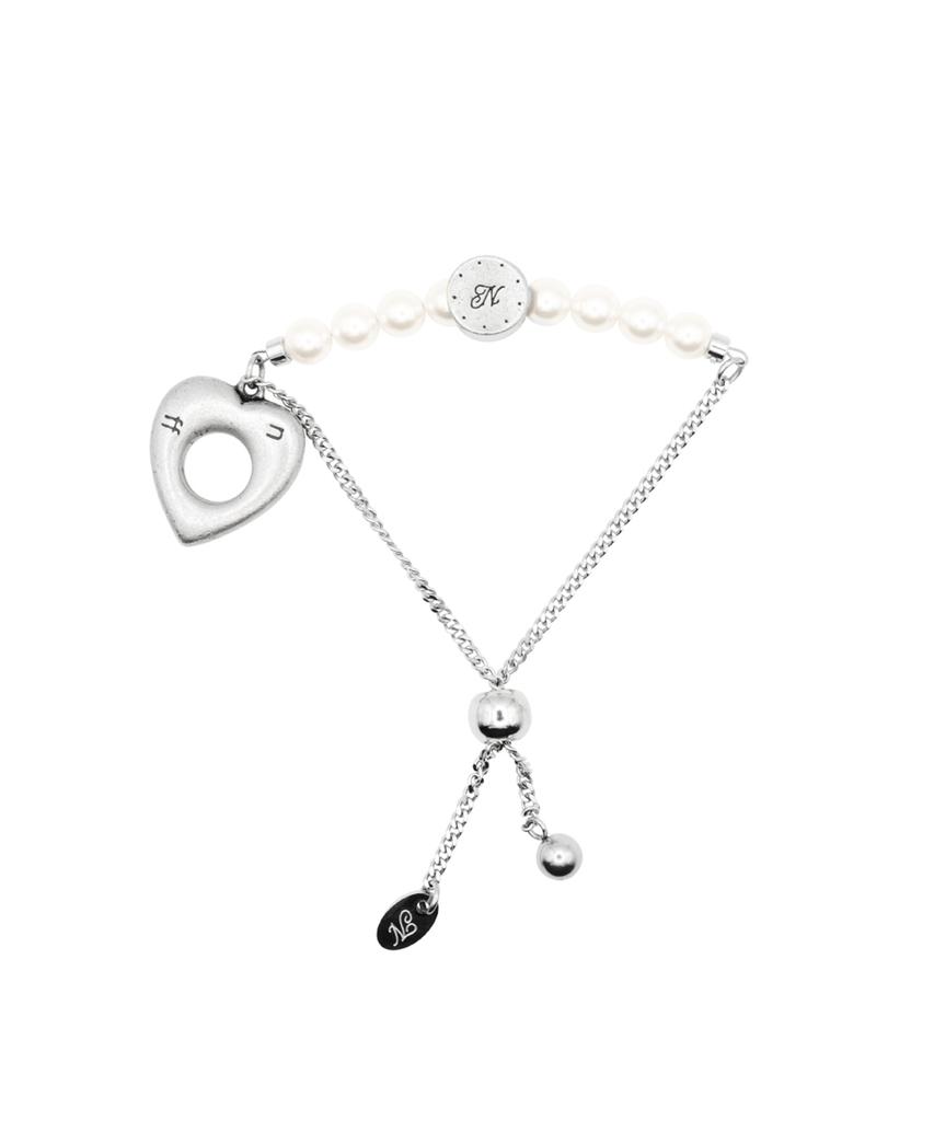 Nff Heart Pearl Bracelet