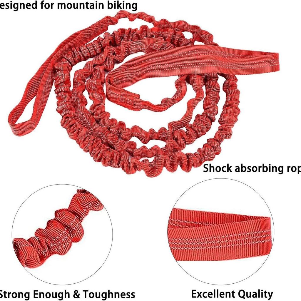 Kids  Tow Rope – Parent-Child Mountain Bike  Rope, Adjustable Trailer Rope for Safe Outdoor Cycling and Biking Adventures