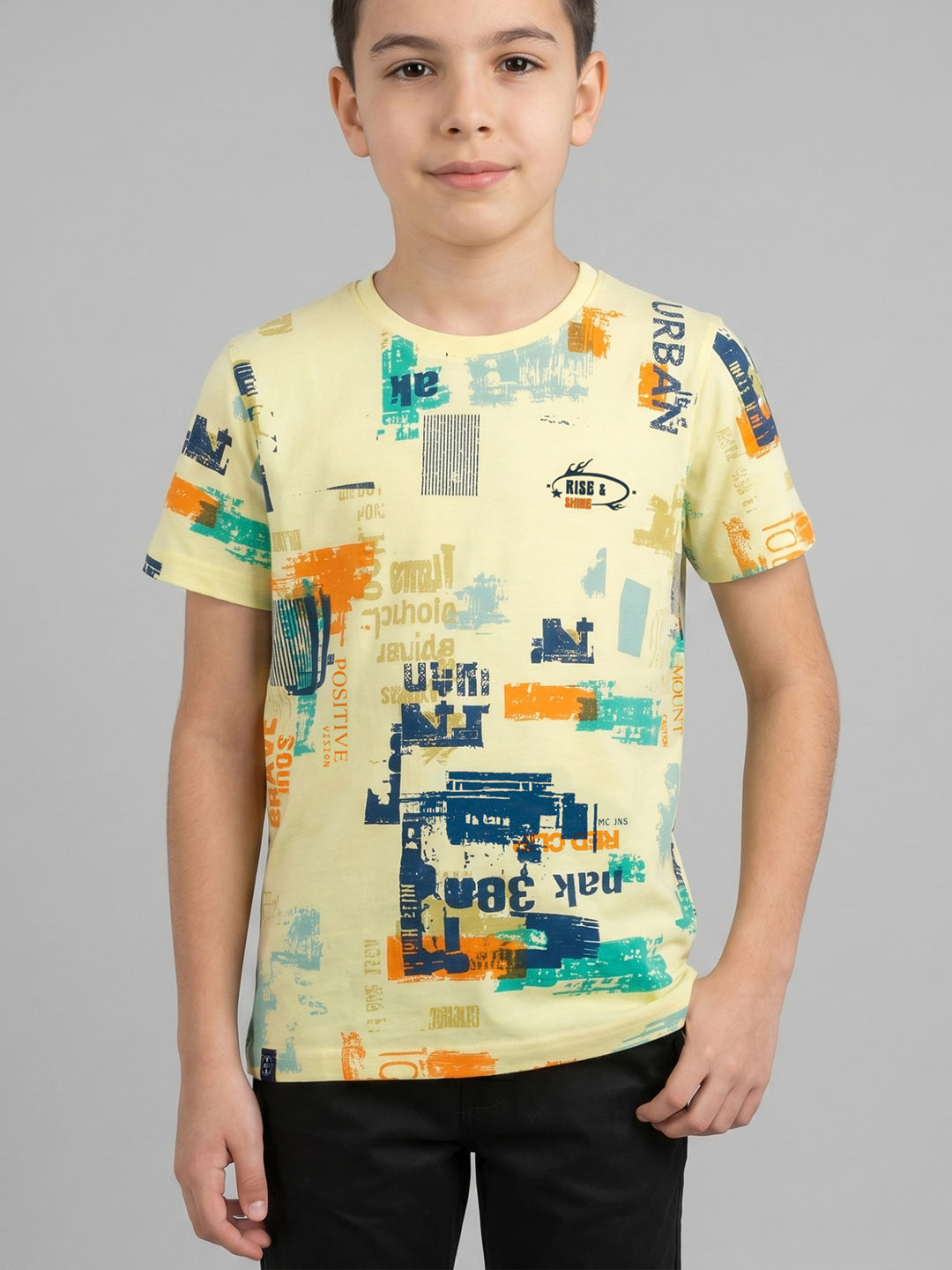 Monte Carlo Boy Regular Fit Yellow Tshirt 4-5 Years жёлтый