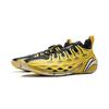 New LiNing Buckets Cushioned Slip Resistant Breathable Rebound Basketball Shoes Men's Yellow Black ABAV023-5