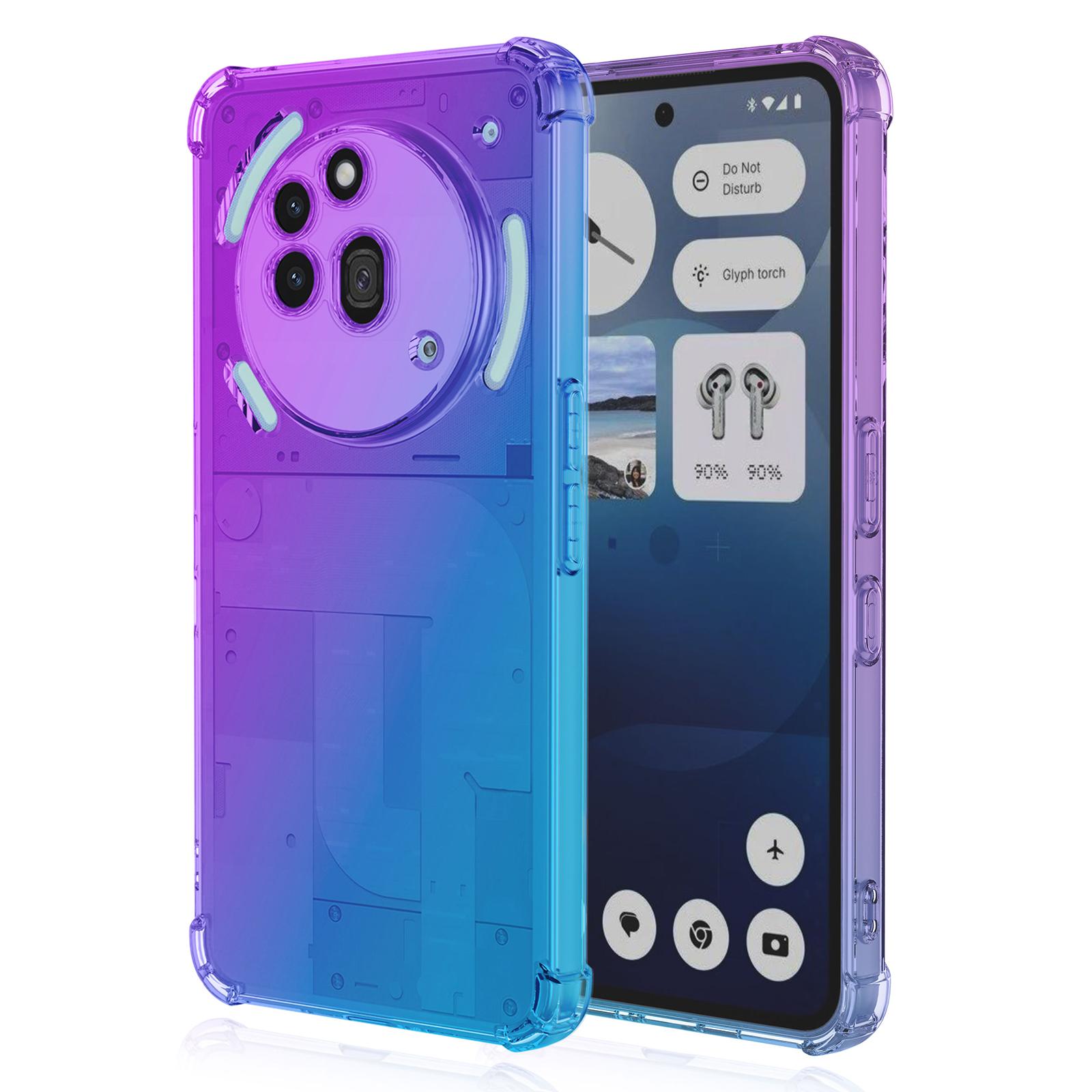 For Nothing Phone (3a) Pro Case Gradient Color TPU Phone Case Anti-Drop Phone Cover