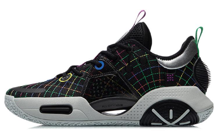 Li Ning All City 9 All City 9 Wade Collection Abrasion Resistant Breathable Low top Basketball Shoes Men s Black ABAR005-6 42