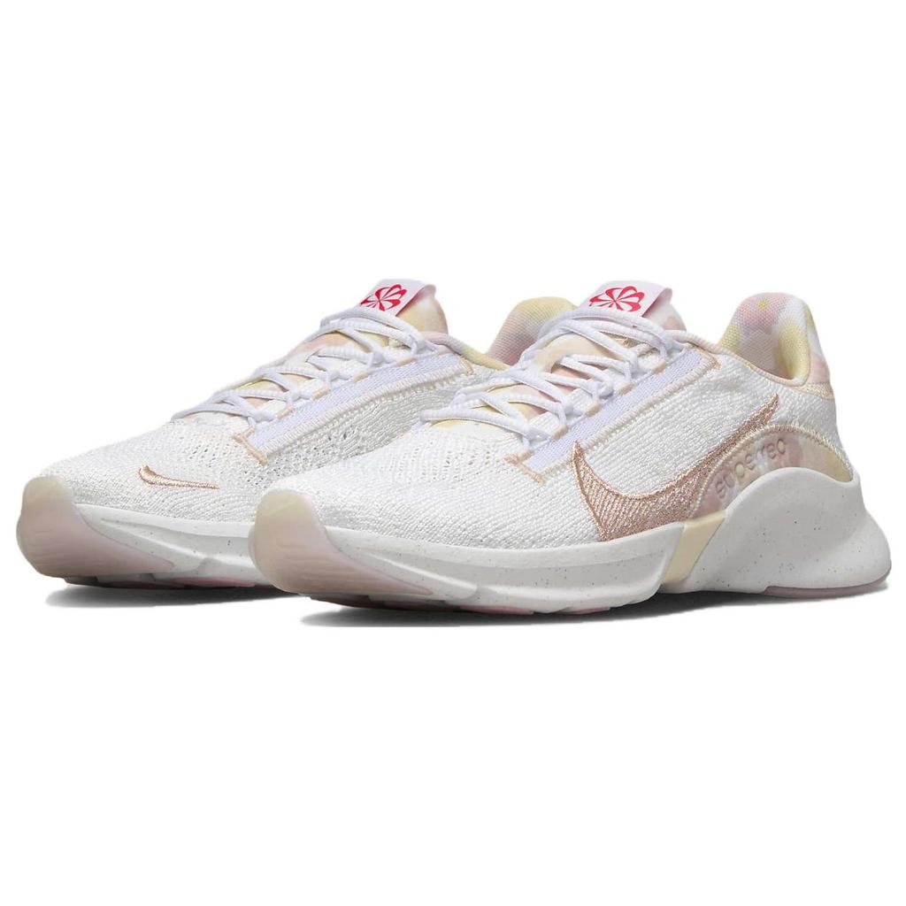 Nike Superrep Go 3 Next Nature Flyknit Premium Non-Slip Durable Low-Top Training Shoes Women Sneaker Pink FN6585-100