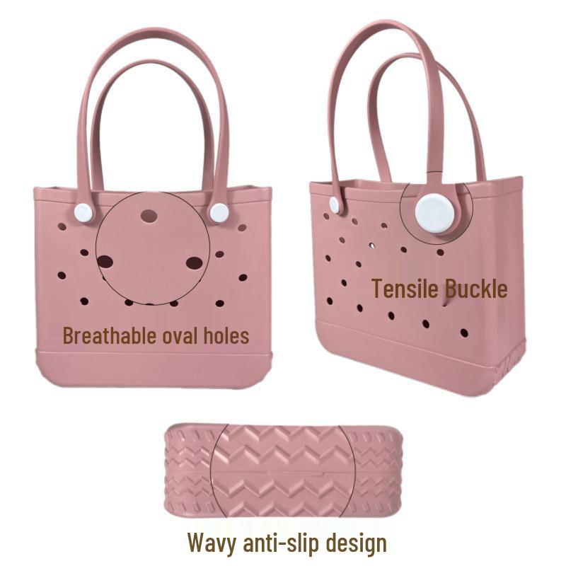 EVA Beach Bag: Waterproof, Easy To Clean, Large Capacity Outdoor Tote