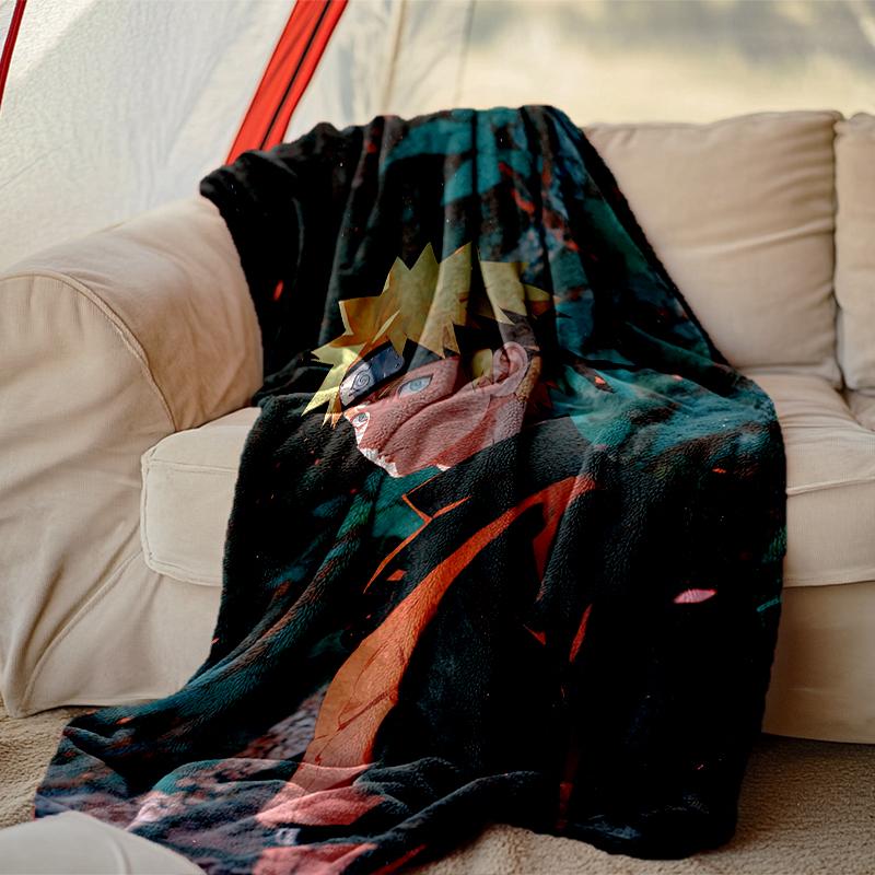 Naruto Blanket, Valentine's Day, Halloween, Thanksgiving Gift Blankets, Home Blanket for Bed and Couch Use