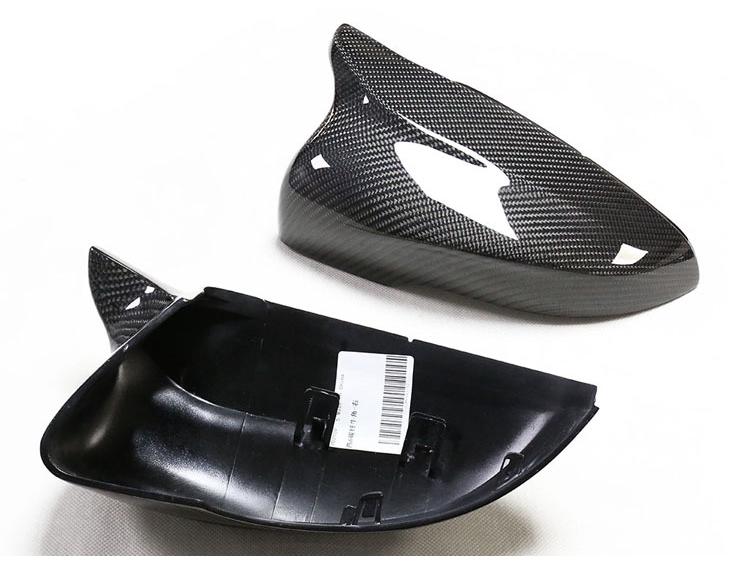 Carbon Fiber Replacement Rearview Mirror Cover for Volkswagen Golf 6, Touran, Bora, New Lingyu