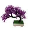 1Pc Potted Artificial Plant Mini Tree Bonsai DIY Garden Wedding Home Party Decor