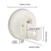 2 Packs Suction Cup Hooks Easy To Install Heavy Duty Suction Cup Hooks Vacuum Suction Hooks for Bathroom and Restroom Shower