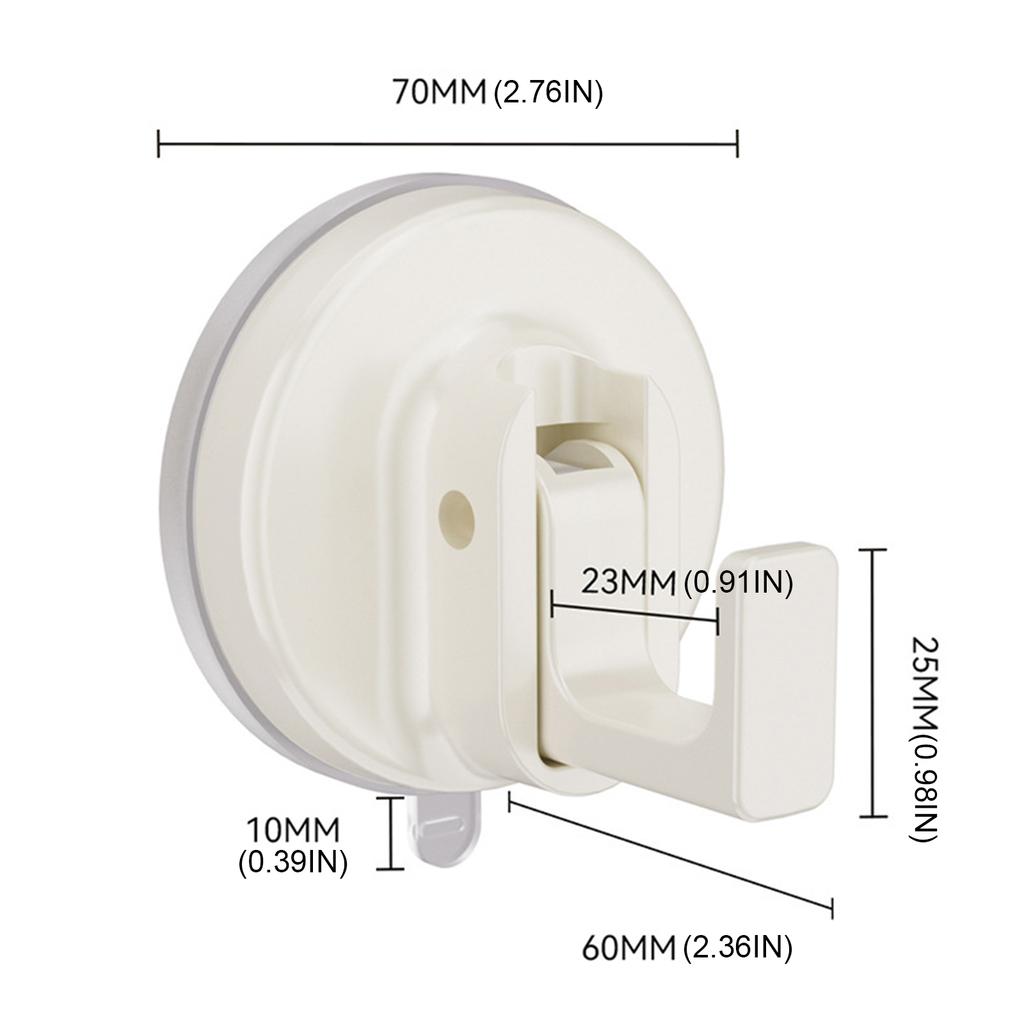 2 Packs Suction Cup Hooks Easy To Install Heavy Duty Suction Cup Hooks Vacuum Suction Hooks for Bathroom and Restroom Shower