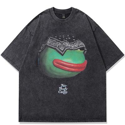 Streetwear Vtipné grafické tričko Bavlněné tričko Unisex Topy Trička Oversized Krátký rukáv Tričko