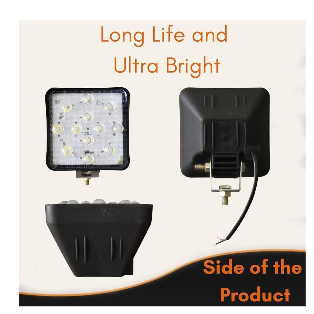 LED Pods 12PCS 24V Spot LED Off-Road Lights | Driving Tractor Work Light for SUV Truck Bike Boat JCB