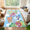 Shugo Chara! Floor Rug Office Rug Perfect for Living Rooms Entryway Kitchen Outdoor Anti-slip Rug Anime Office Decor Birthday/Christmas Gift