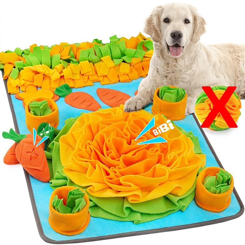 Large Snuffle Mat Dogs Slow Feeder Puzzle Toy Pet Enrichment 50x80cm Plush Interactive Feeding Pad