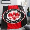 1pc Eintracht Frankfurt Print Flannel Blanket, High quality Comfortable for All Seasons, Home Decor, Warmth and Comfort, Perfect for Christmas Gifts37
