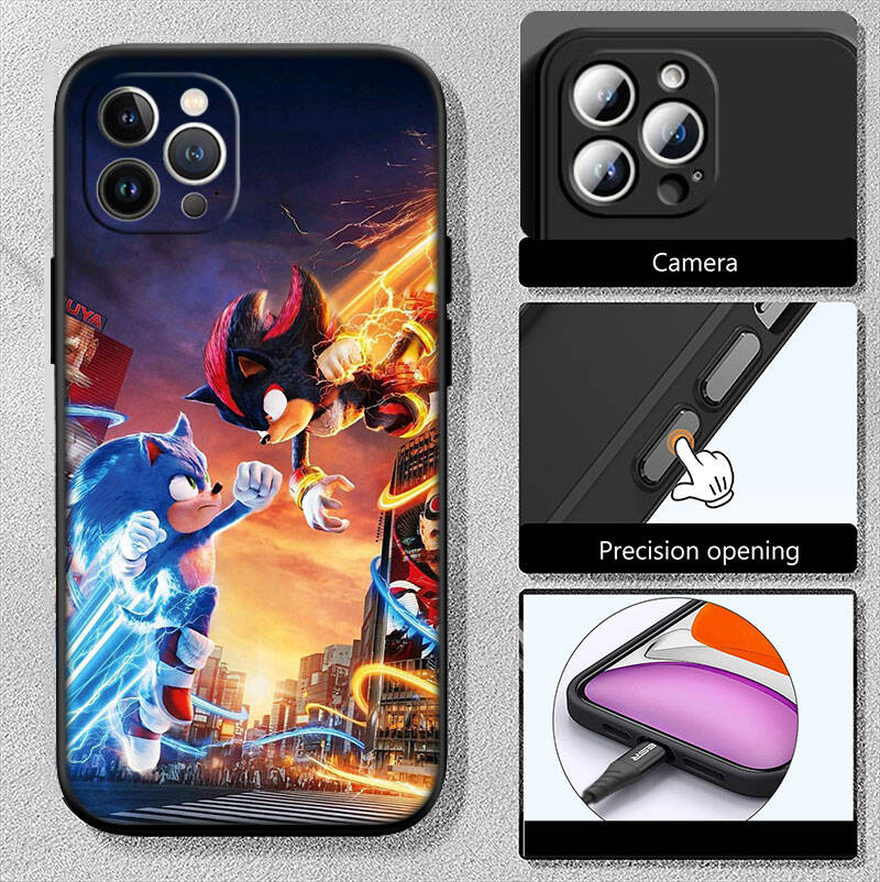 MH138 Sonics Case for Samsung A06 A35 A25 A24 A15 A05S A05 M55 M35 M15 A02 A12 A13 A10 A16 A20 A30 A22 A31 A32 A33 A42 A50