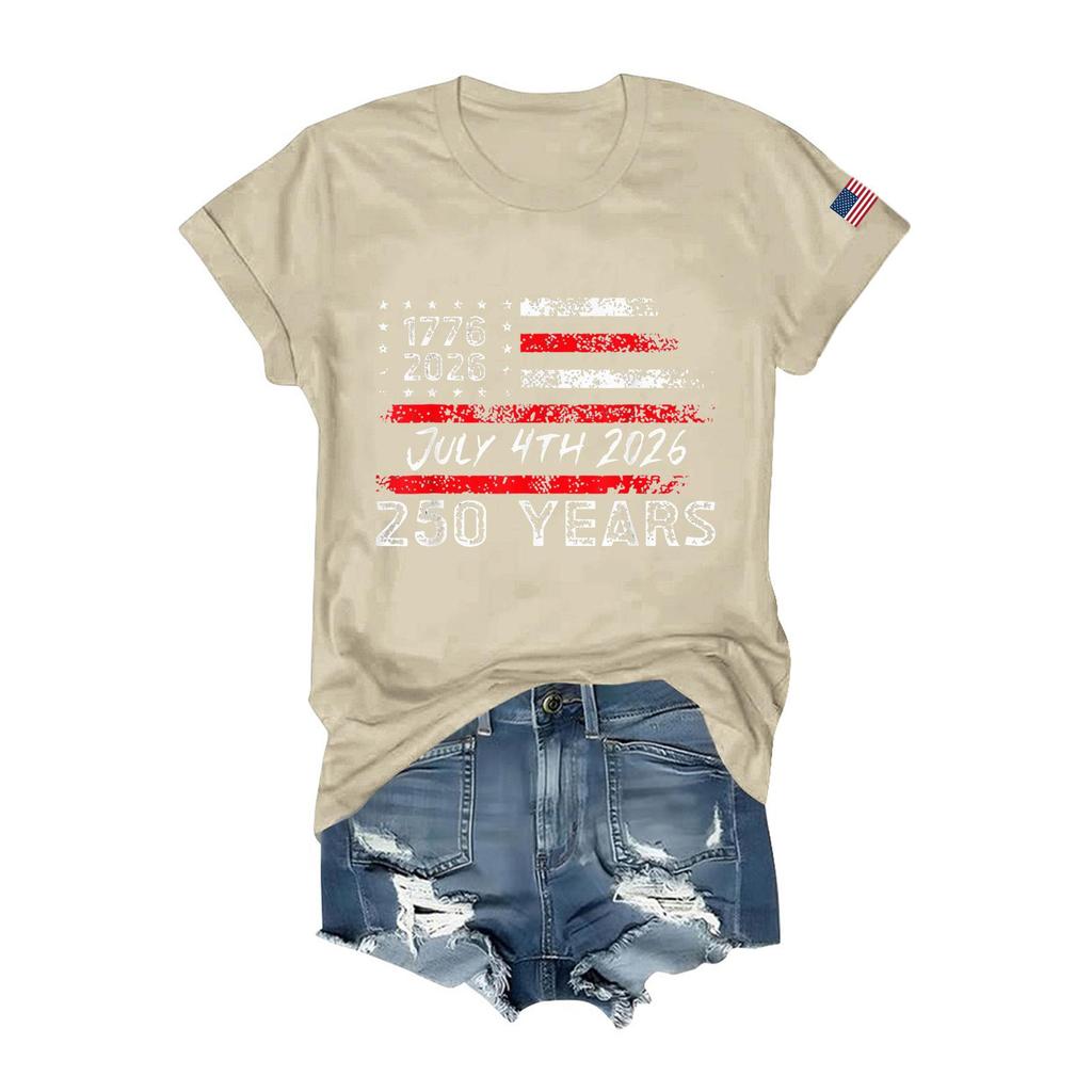 Damen T-Shirts Kurzarmshirts Pullover Sommer Frühling Oberteile Blusen