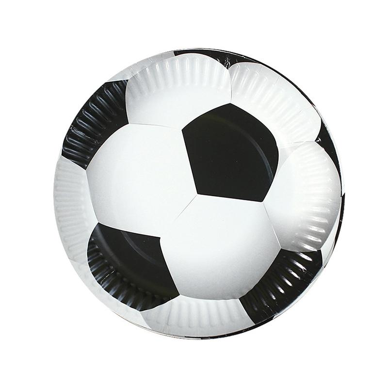 Football Theme Birthday Party Decorations Disposable Tableware Paper Plate Cup Straw Baby Shower Favor Boys Party Supplies Decor