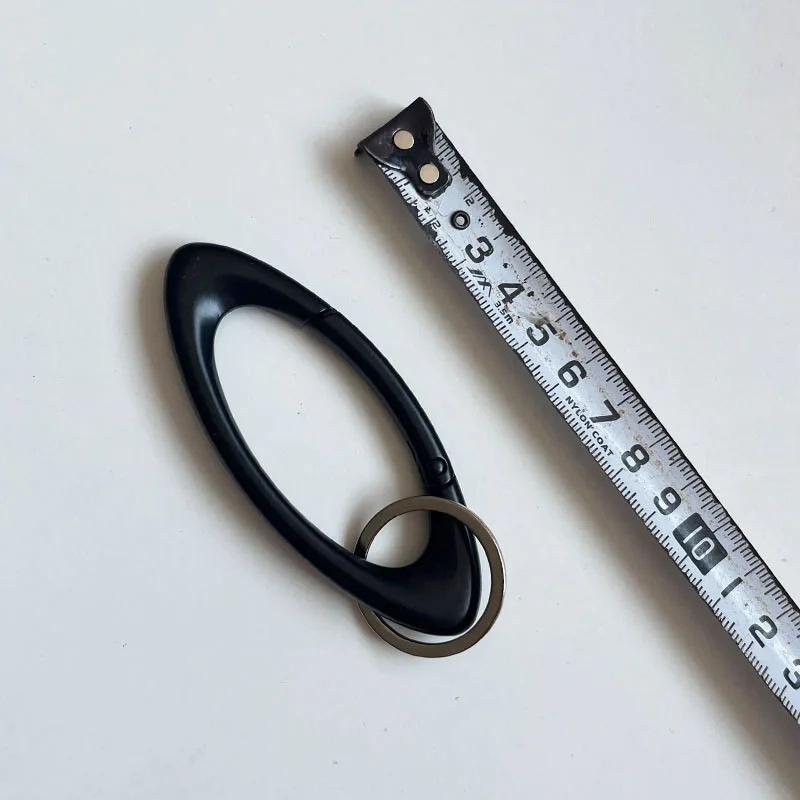Zinc Alloy Bag Charm Trinkets Keychain Cross Carabiner Keychain Camping Hiking Outdoor Climber Waist Pendant Accessories Gift