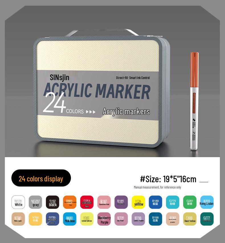 Acrylmarker Weiche Spitze: Waschbar & Deckend für Kinder-Kunstprojekte