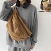 Fashi eenvoudige Heuptassen Unisex Canvas Borsttassen Phe Pack Straat Hip hop Heuptas Grote capaciteit Dames Crossbody Borsttas