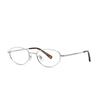 High-Sense Cat-Eye Silver Eyeglass Frames for Myopia 98695