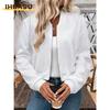 Damen Vintage Casual Einfarbig Druck Herbst Winter Langarm Jacken & Mäntel